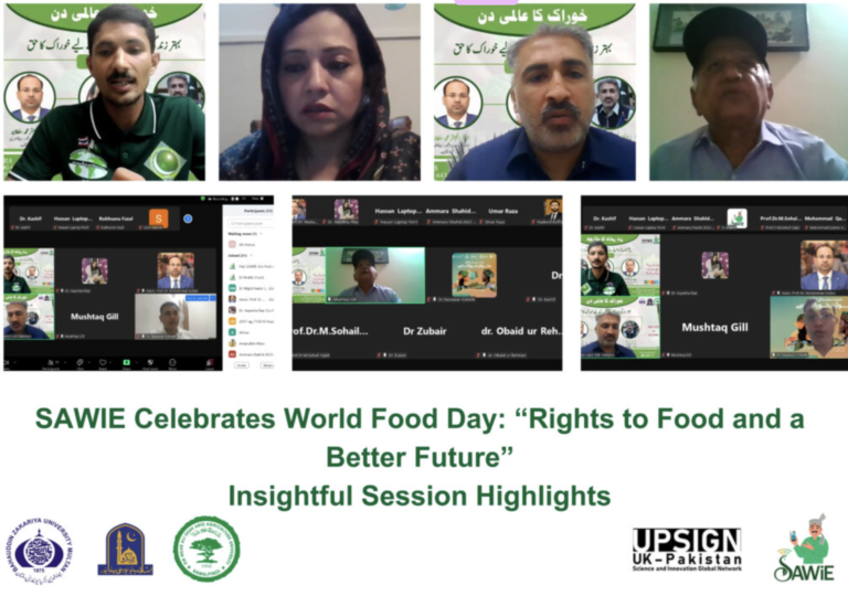 SAWIE celebrates World Food Day on “Rights to Food and a Better Future”